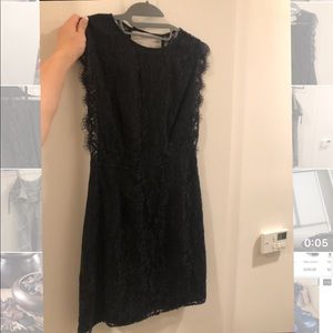 Urban outfitters black lace dress
